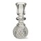 Hobnail Glass Tealight & Taper Candle Holder - 7" H, Clear, Perfect for Christmas Decor, Easy to Clean
